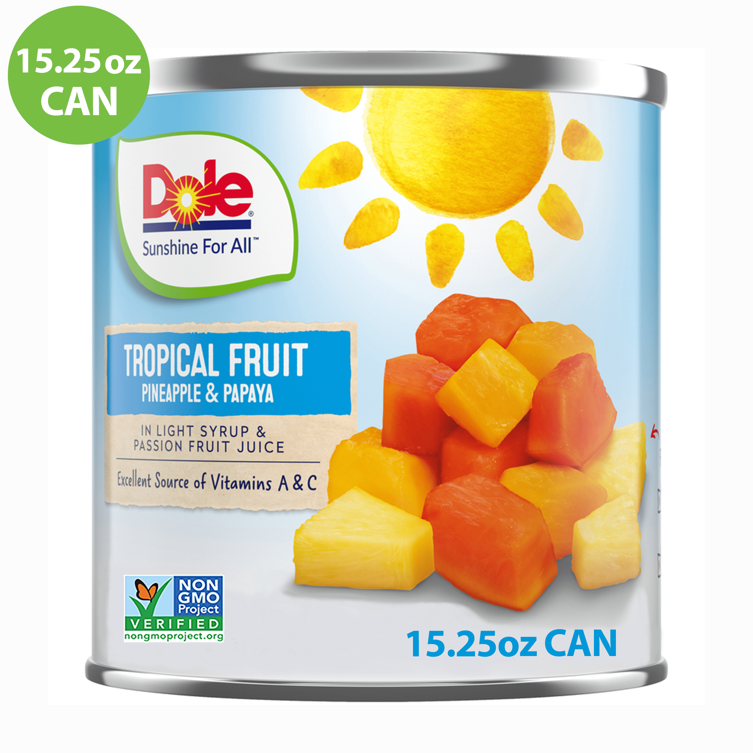 Dole Tropical Fruit in Light Syrup and Passion Fruit Juice, 15.25 oz