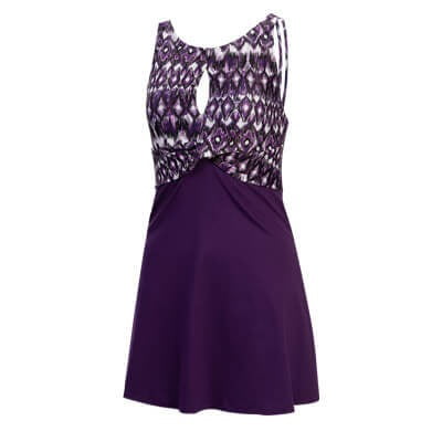 Dolfin Aquashape Women's Water Lily Knot Front Swim Dress Swimsuit