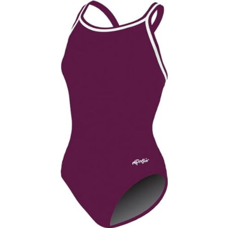Dolfin CHLOROBAN TEAM SOLID SUIT WOMENS MAROON SIZE 28