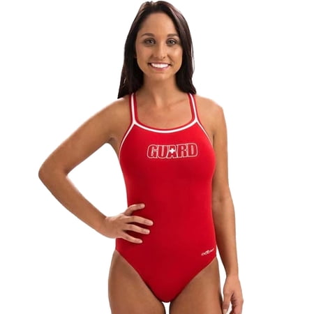 Dolfin Poly Guard Dbx Back (Red, 32)