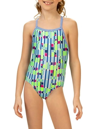 Dolfin Girls' Uglies Solid One Piece Swimsuit 