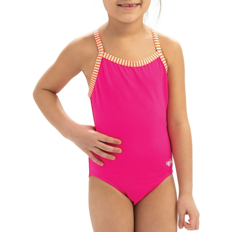 Dolfin Girls One Piece Swimsuit Cute and Colorful Swimwear for