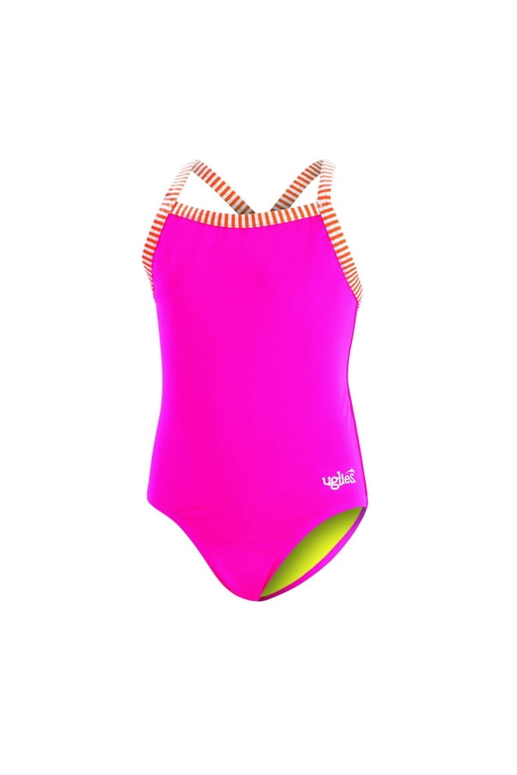 Girls' Uglies Solid One Piece Swimsuit