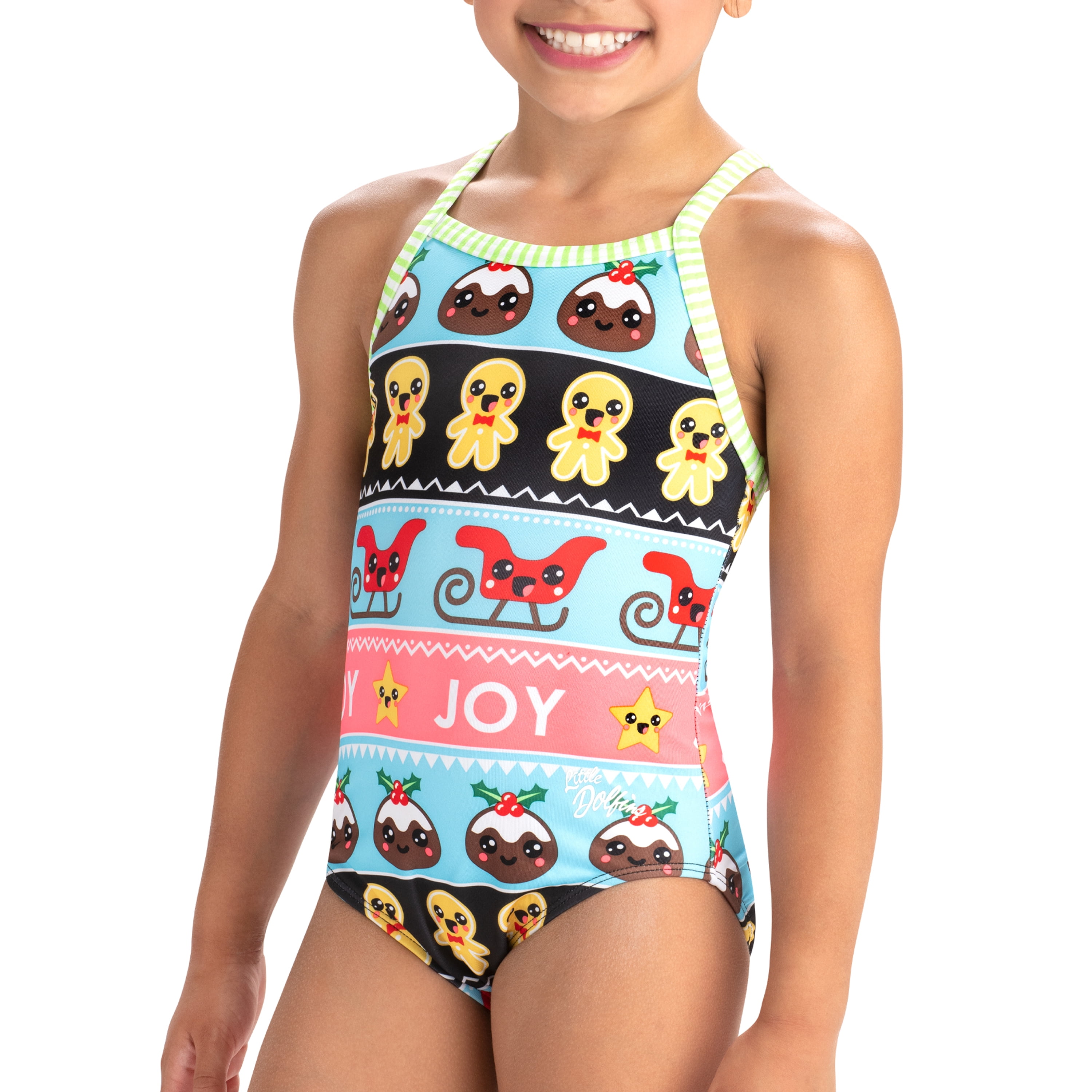 Little Dolfin Girls Confetti Toddler One Piece Swimsuit – Dolfin Swimwear