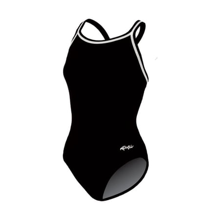 Dolfin Chloroban Solid DBX Back Girls 22-28 Black