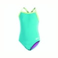 thumbnail image 1 of Dolfin Girls' Uglies Solid One Piece Swimsuit, 1 of 1