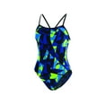 thumbnail image 1 of Dolfin Graphlite Swimsuit DYNAMITE V Blue/Green Size 22, 1 of 1