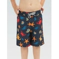 thumbnail image 1 of Dolfin Little Boy's Printed Swim Trunks, 1 of 4