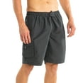 thumbnail image 1 of Dolfin Men's 9" boardshort in Steel, Size Medium, 1 of 2