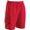 thumbnail image 1 of Dolfin Men's Classic Board Shorts Red, Small, 1 of 4