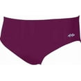 thumbnail image 1 of Dolfin Solid Racer Men's Brief Swimsuit in Maroon Size 38, 1 of 4