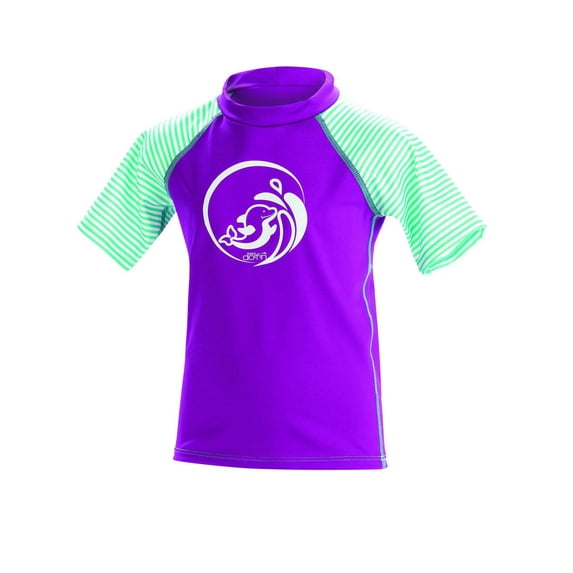 Dolfin Toddler Girls' Color Block Rash Guard