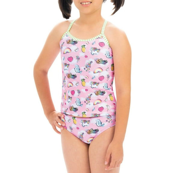 Dolfin Uglies Girls Tankini Set in Sweet Dreams