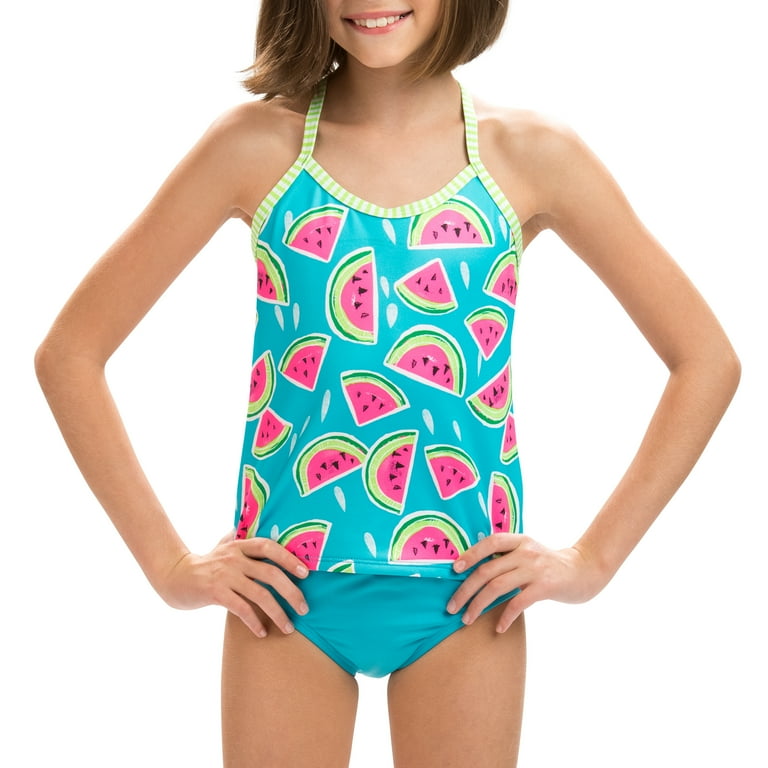 Dolfin Uglies Girls Two Piece Tankini in Sweet Slice Size 10
