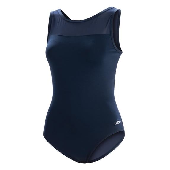Dolfin Aquashape Solid Power Mesh V-2 Back 1-Piece
