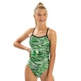 thumbnail image 1 of Dolfin Womens Reliance Print DBX Back 1-Piece - Jet Stream, 1 of 3