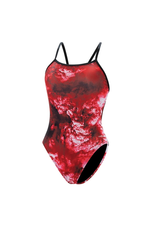 Womens Reliance Print String Back 1-Piece Suit