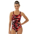 thumbnail image 1 of Dolfin XTRASLEEK ECO Womens Print DBX Back 1-Piece Suit, 1 of 3