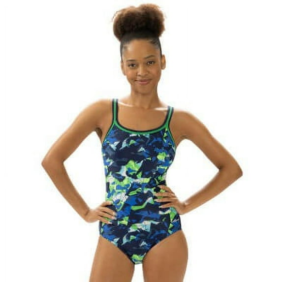 Dolfin XTRASLEEK ECO Womens Print DBX Back 1-Piece Suit