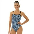 thumbnail image 1 of Dolfin XtraSleek Women's Supernova Green V-2 Back One Piece Swimsuit, 1 of 3