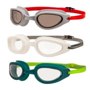 Dolfino Adult Racer Swim Goggles, Multi-Color, Unisex (3 Pack)