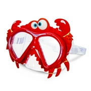 Aqua Dolfino Red Crabby Swim Goggle Mask, Unisex