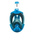 Dolfino Tinted FullFace Snorkel Mask, Small/Medium, Blue, Unisex