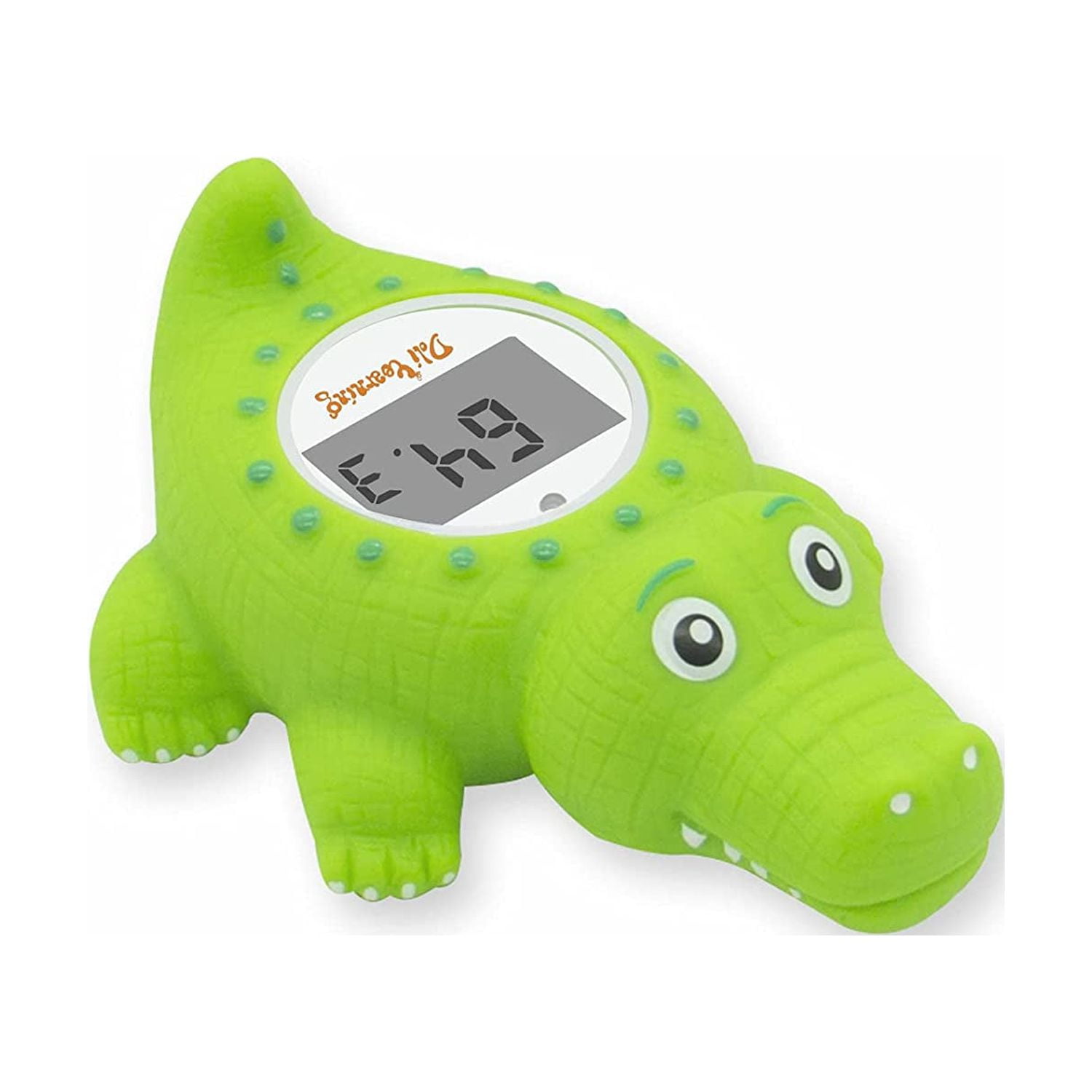 Doli Yearning Baby Bath Thermometer with Room Temperature|(/) Kids' Bathroom Safety Bath Thermometer| 1-3 Years Bath Toys| Green Alligator