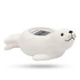 thumbnail image 1 of Doli Yearning Baby Bath Thermometer with Room Temperature|(℃/℉) Kids' Bathroom Safety Bath Thermometer| 1-3 Years Bath Toys| White Seal, 1 of 6