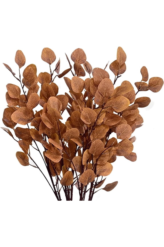 35.4" 6 Pcs Fall Decor Eucalyptus Stems Artificial Flowers Autumn Decor, Fake Fall Flowers Fall Decorations for Home