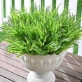 thumbnail image 1 of Lyacmy 24Pcs Artificial Flowers for Outdoor Cemetery Flower, Boston Ferns Faux Plants Outdoor Decor, UV Resistant Fake Ferns Shrubs Home Gardens Patio Yards, 1 of 7