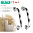 Dolift 2Pcs Stainless Steel Grab Bar Wall Mounted Bathroom Safety ...