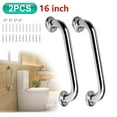 Dolift 2Pcs Stainless Steel Grab Bar Wall Mounted Bathroom Safety