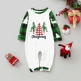 Dolkfu 2024 Christmas Pjs Set for Family Long Sleeve Letter Printed