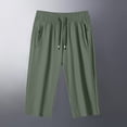 thumbnail image 1 of Dolkfu Athletic Shorts for Mens Drawstring Bermuda Shorts Elastic Waist Quick Dry Mens 6 Inch Shorts L, 1 of 8