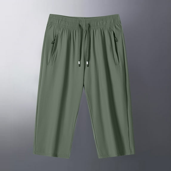 Dolkfu Athletic Shorts for Mens Drawstring Bermuda Shorts Elastic Waist Quick Dry Mens 6 Inch Shorts L