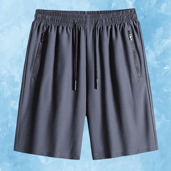 Dolkfu Athletic Shorts for Mens Drawstring Gym Shorts Elastic Waist Active Quick Dry 4 Inch Inseam Shorts Men 4X
