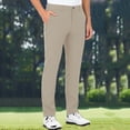 thumbnail image 1 of Dolkfu Business Pants Mens Slim Fit Dress Pants Golf Stretch Trousers Men M, 1 of 6