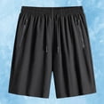 thumbnail image 1 of Dolkfu Drawstring Men's Shorts Gym Athletic Shorts Active Elastic Waist Quick Dry Mens Short Pants 3X, 1 of 9