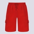 thumbnail image 1 of Dolkfu Drawstring Summer Shorts Mens Cargo Work Shorts Drawstring Breathable Running Men's 5 Inch Inseam Shorts S, 1 of 6