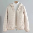 thumbnail image 1 of Dolkfu Jackets for Women Winter Hooded Lightweight Yellow Puffer Jacket Zip Up Cotton Down Jacket Coat for Women XL, 1 of 3