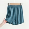 thumbnail image 1 of Dolkfu Lounge Women's Shorts Elastic Waist Loose Fit Pajama Shorts Plus Size Baggy Green Comfy Women Shorts 2X, 1 of 6