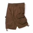 thumbnail image 1 of Dolkfu Men Shorts Casual Cargo Work Shorts Outdoors Hiking 6 Inch Inseam Shorts Men L, 1 of 6