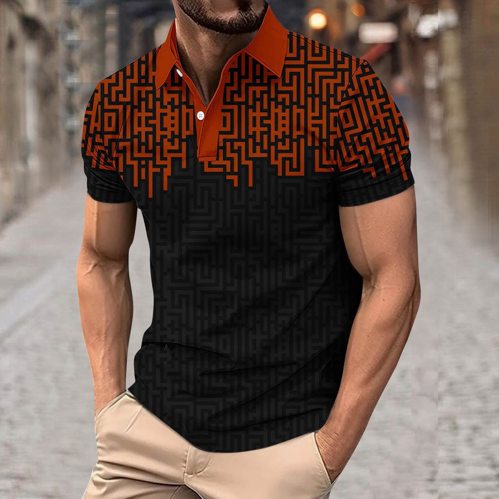 Gildan 2000 - Classic Fit Cotton Men's T-shirt in Orange