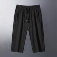 thumbnail image 1 of Dolkfu Mens Shorts Drawstring Athletic Bermuda Shorts Elastic Waist Quick Dry Short Pants for Men 4X, 1 of 8
