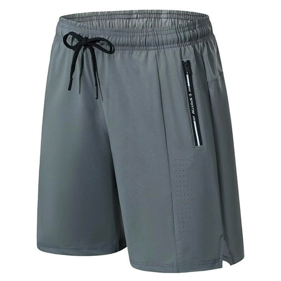 Dolkfu Mens Summer Shorts Quick Dry Athletic Drawstring Shorts Breathable Track Running Mens 6 Inch Shorts 3X