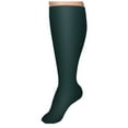 thumbnail image 1 of Dolkfu Open Toe Men Socks Size 10-13 Knee-High Green Compression Socks High Support Nylon Men Nursing Socks 3XL, 1 of 2