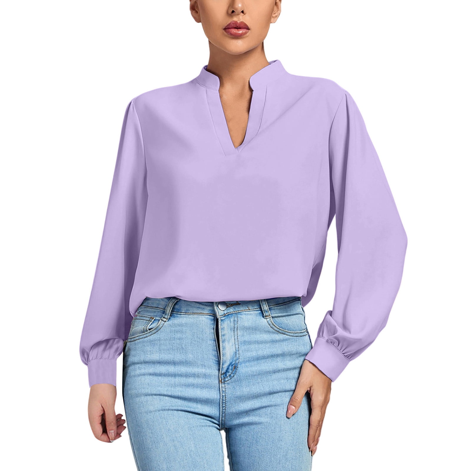 Dolkfu Short Sleeve Womens Resort Wear Elegant VNeck Workout Tops