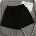 thumbnail image 1 of Dolkfu Shorts Women High Waist Athletic Cotton Shorts Workout Black Running Womens Shorts L, 1 of 5