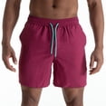 thumbnail image 1 of Dolkfu Shorts for Men Drawstring Athletic Shorts Active Running Breathable Men's 5 Inch Inseam Shorts 3X, 1 of 6